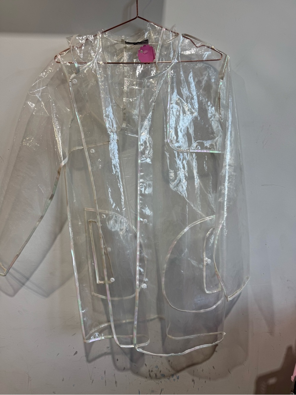 Transparent rain jacket